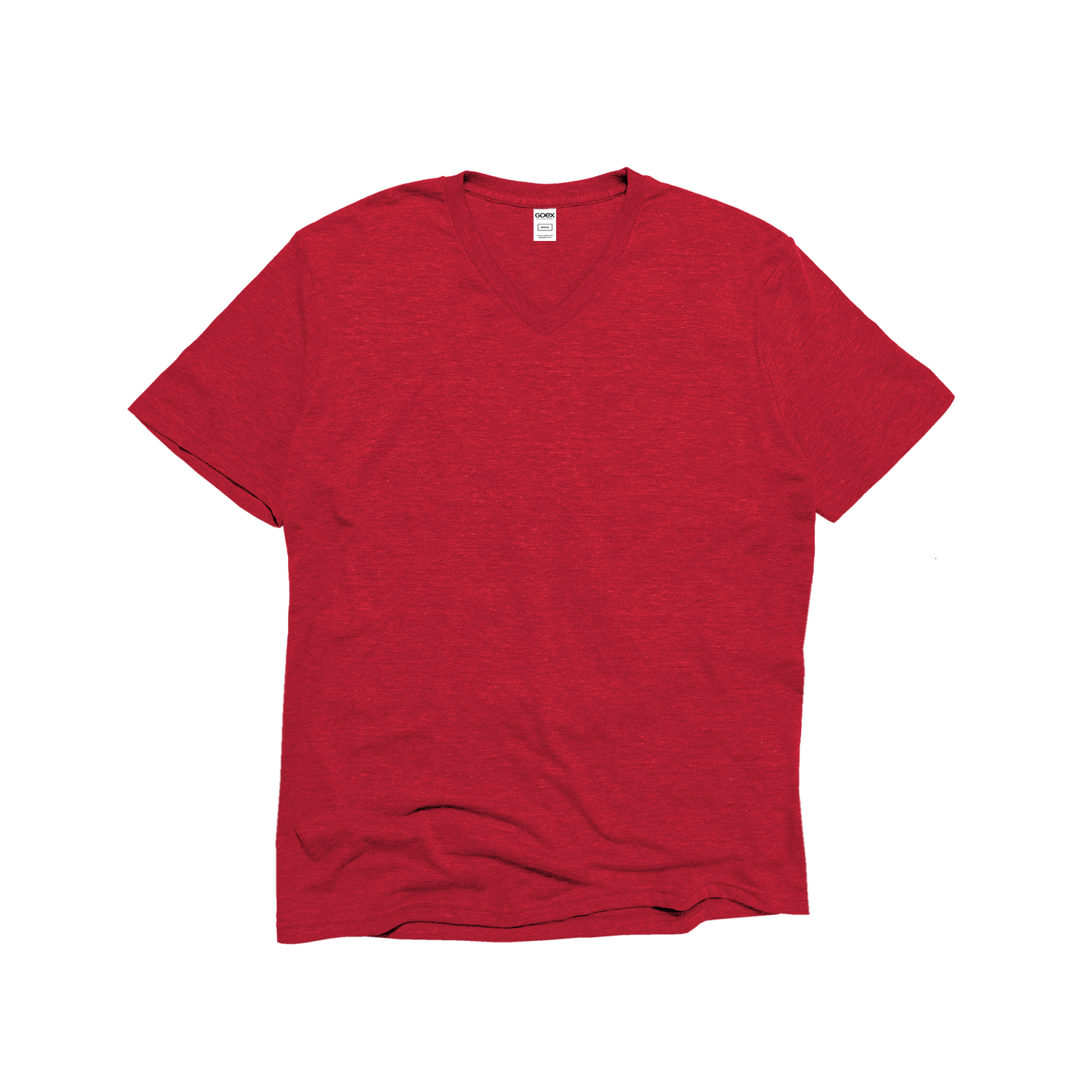 GOEX Unisex Eco-Triblend Short Sleeve V-Neck Tee