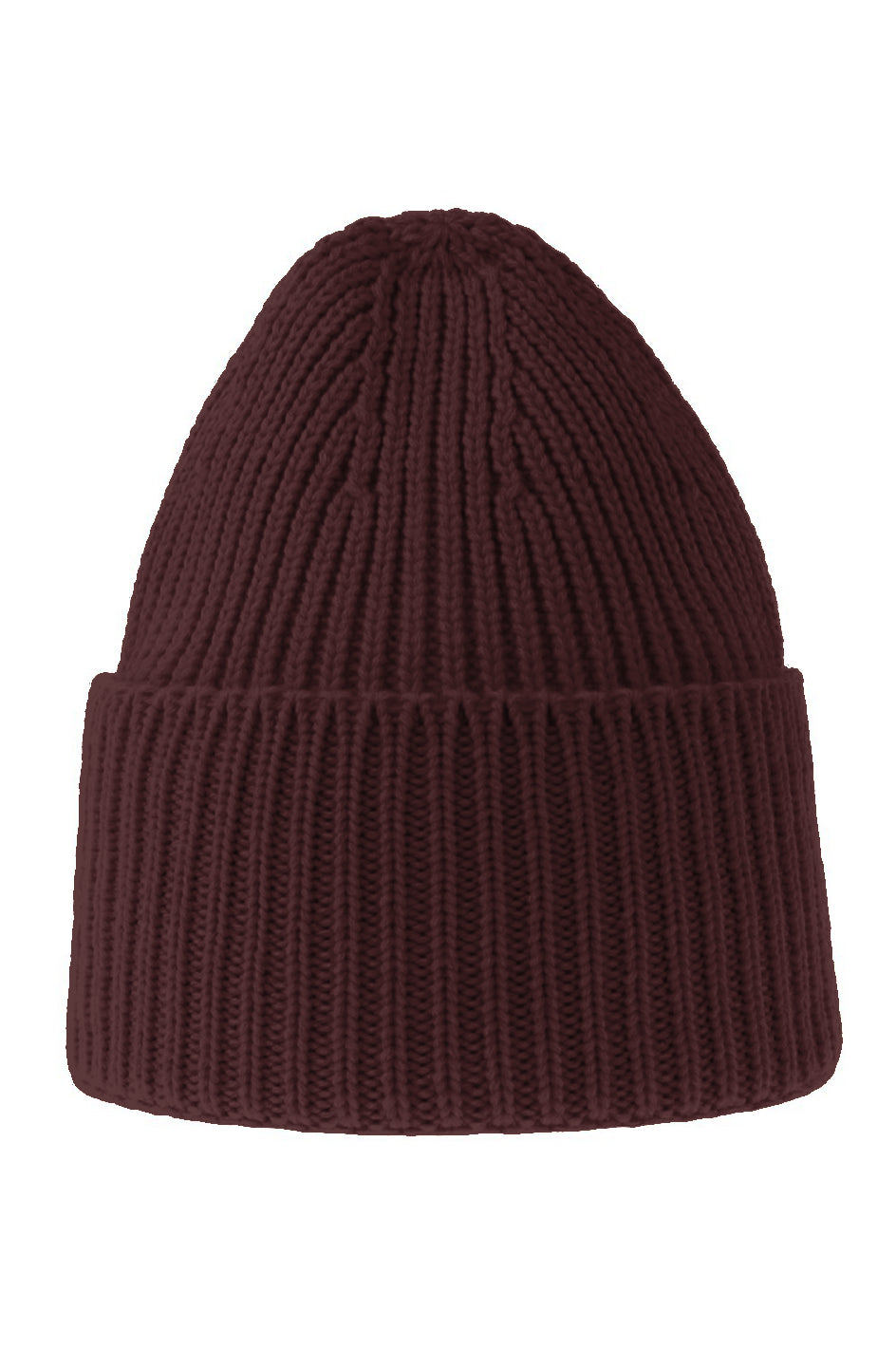 Sustainable Chunky Beanie-Burg/Rust/Mustard
