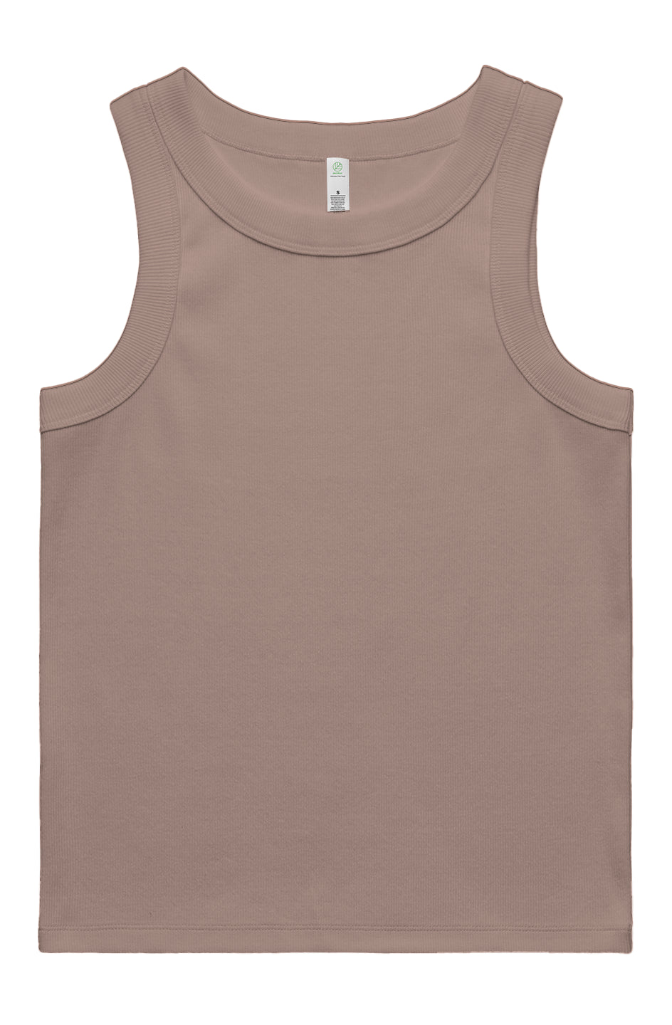 Mt. Ida Organic Rib Tank-White, Pink, Storm
