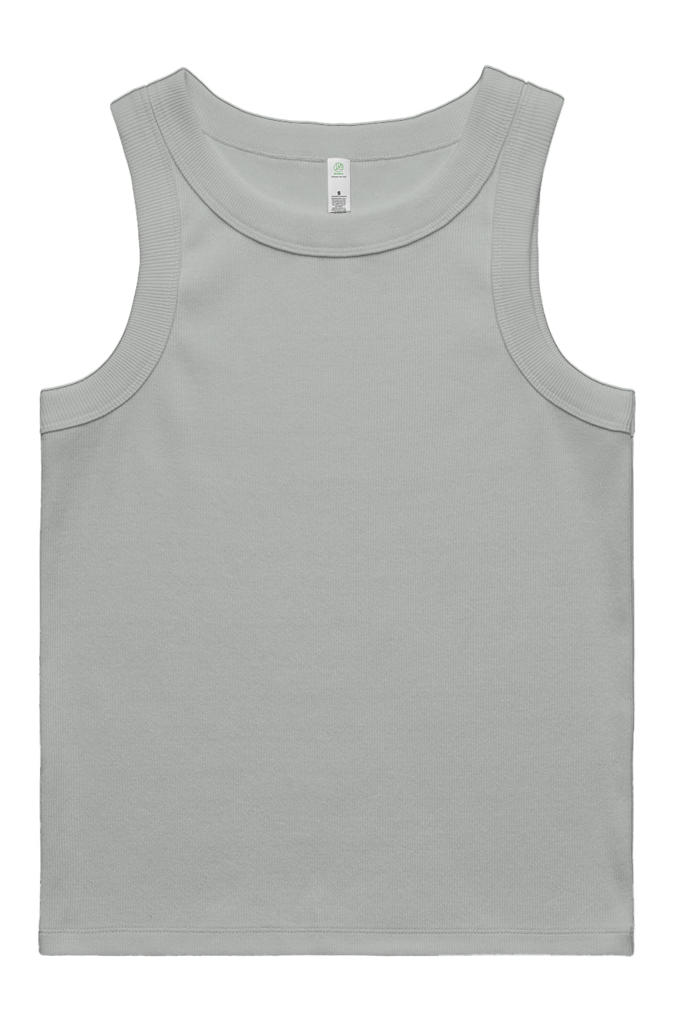 Mt. Ida Organic Rib Tank-White, Pink, Storm
