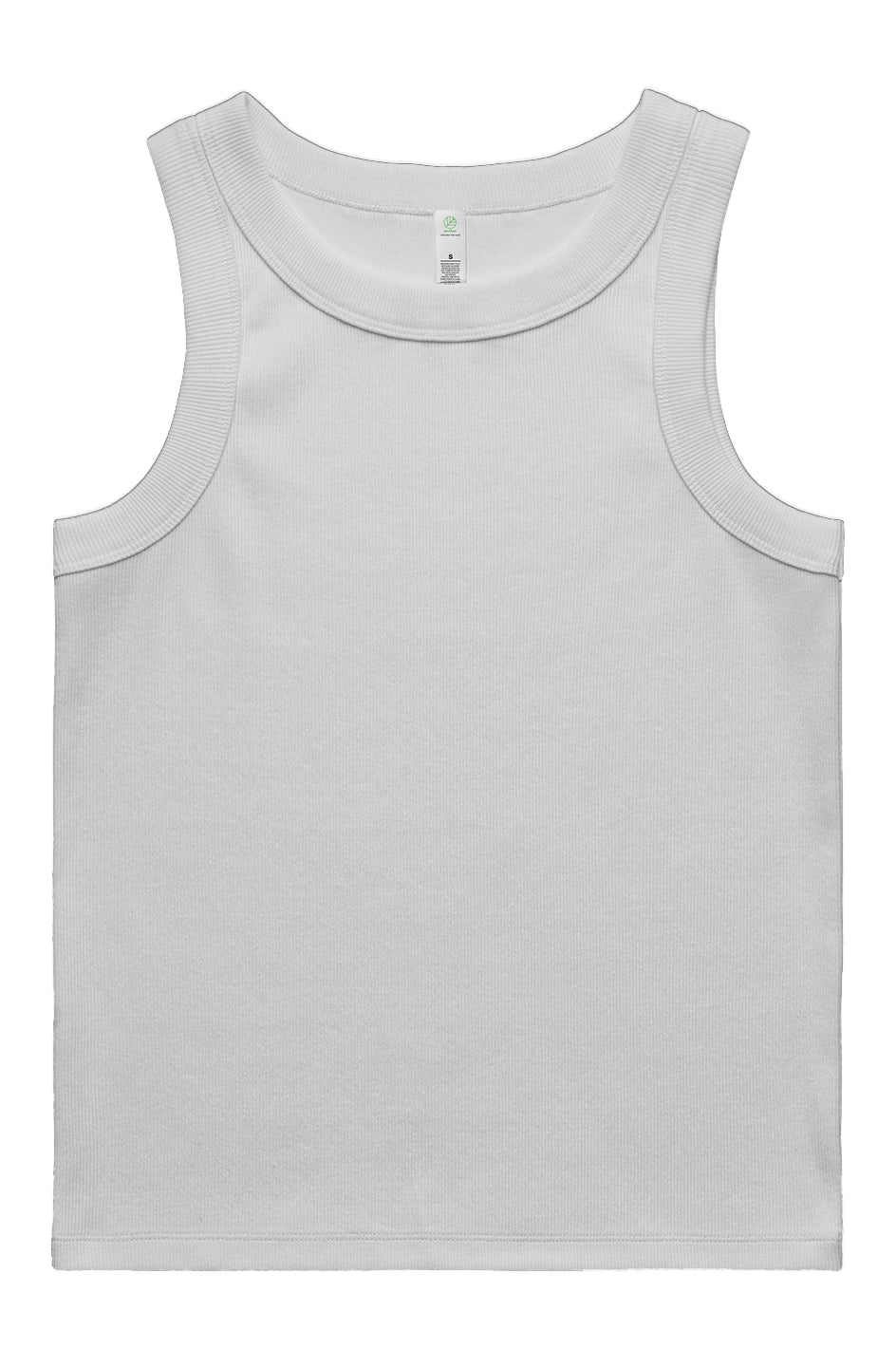 Mt. Ida Organic Rib Tank-White, Pink, Storm