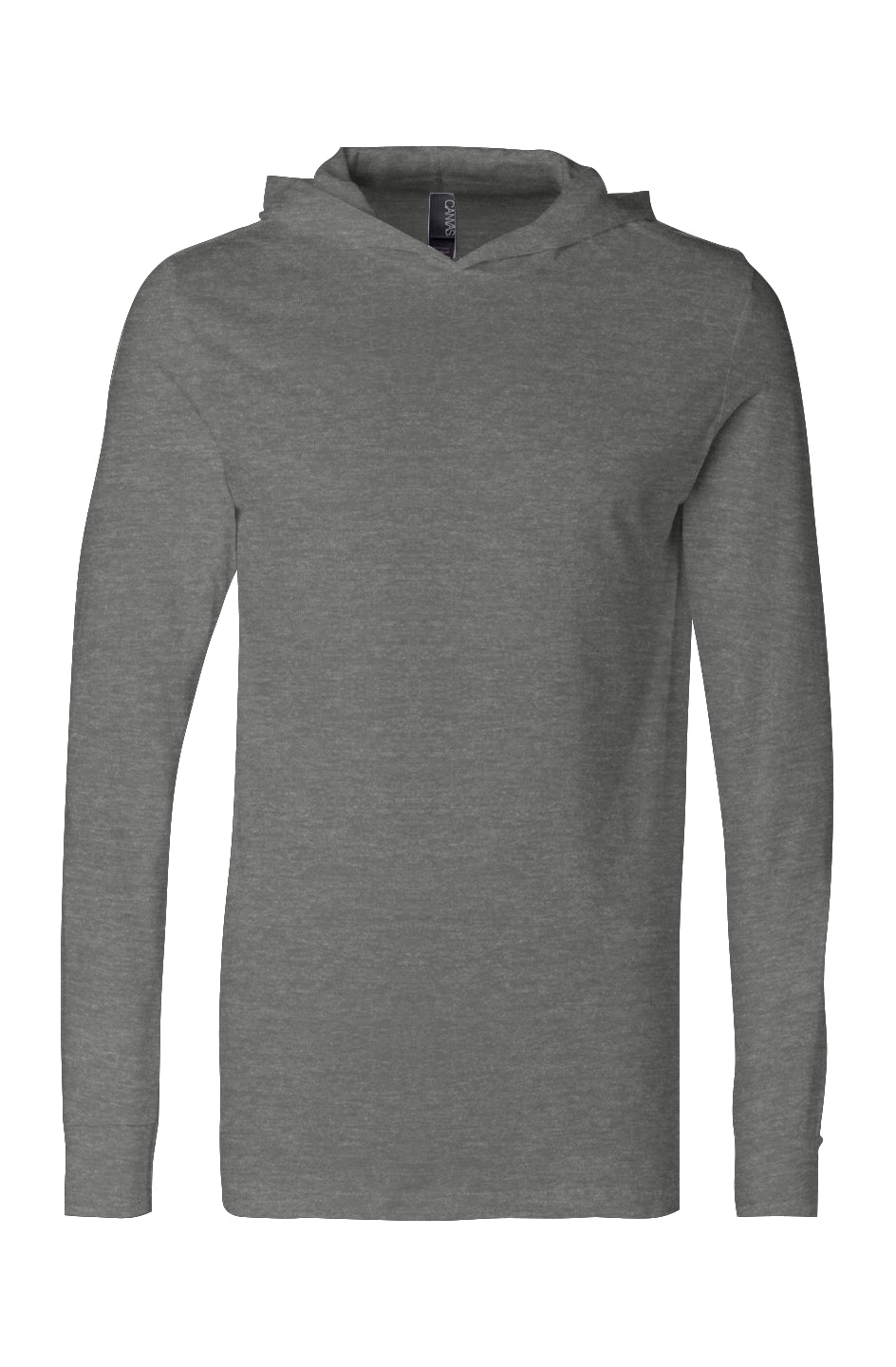 100% Cotton Jersey Hooded Long Sleeve Tee