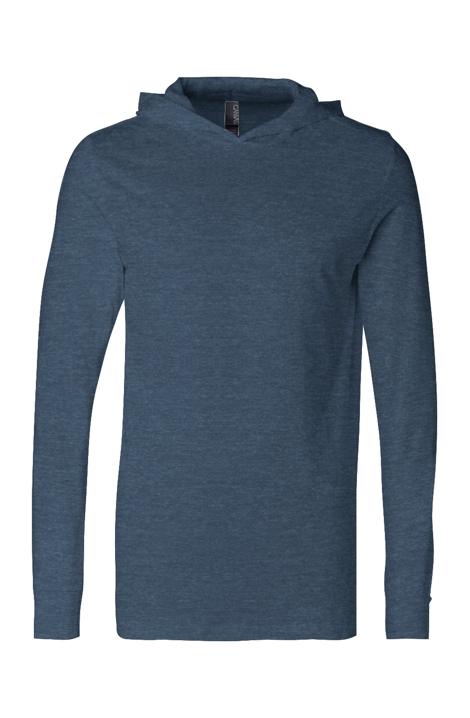 100% Cotton Jersey Hooded Long Sleeve Tee