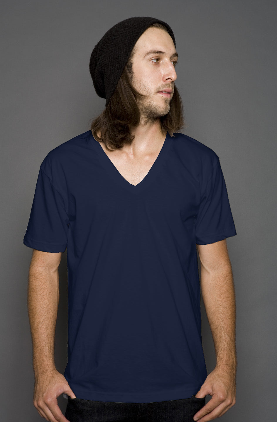 V Neck Pocket Tee
