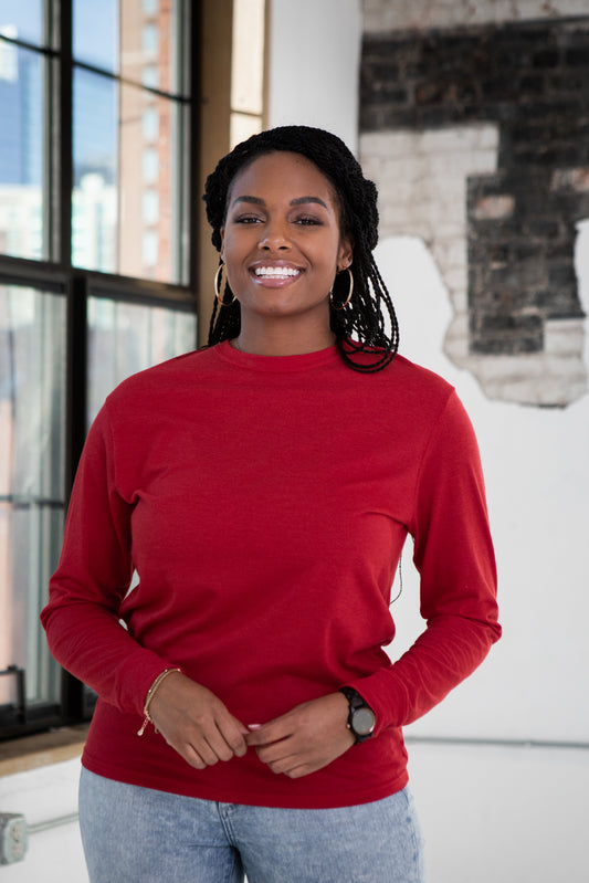 GOEX Unisex Eco-Triblend Long Sleeve Tee