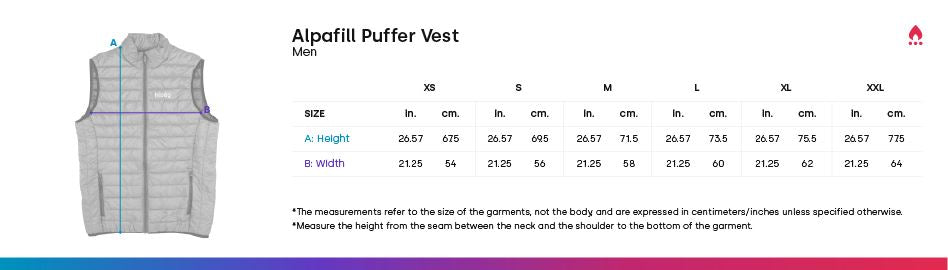 Men's Alpafill Puffer Alpaca Vest