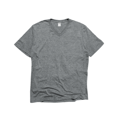 Unisex Eco-Triblend Short Sleeve V-Neck Tee
