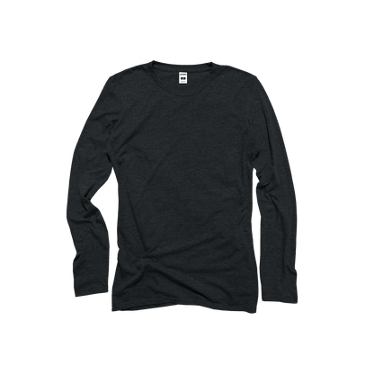 Ladies Eco-Triblend Long Sleeve Tee-Core Colors