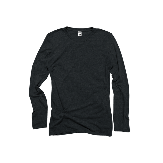 Ladies Eco-Triblend Long Sleeve Tee-Core Colors
