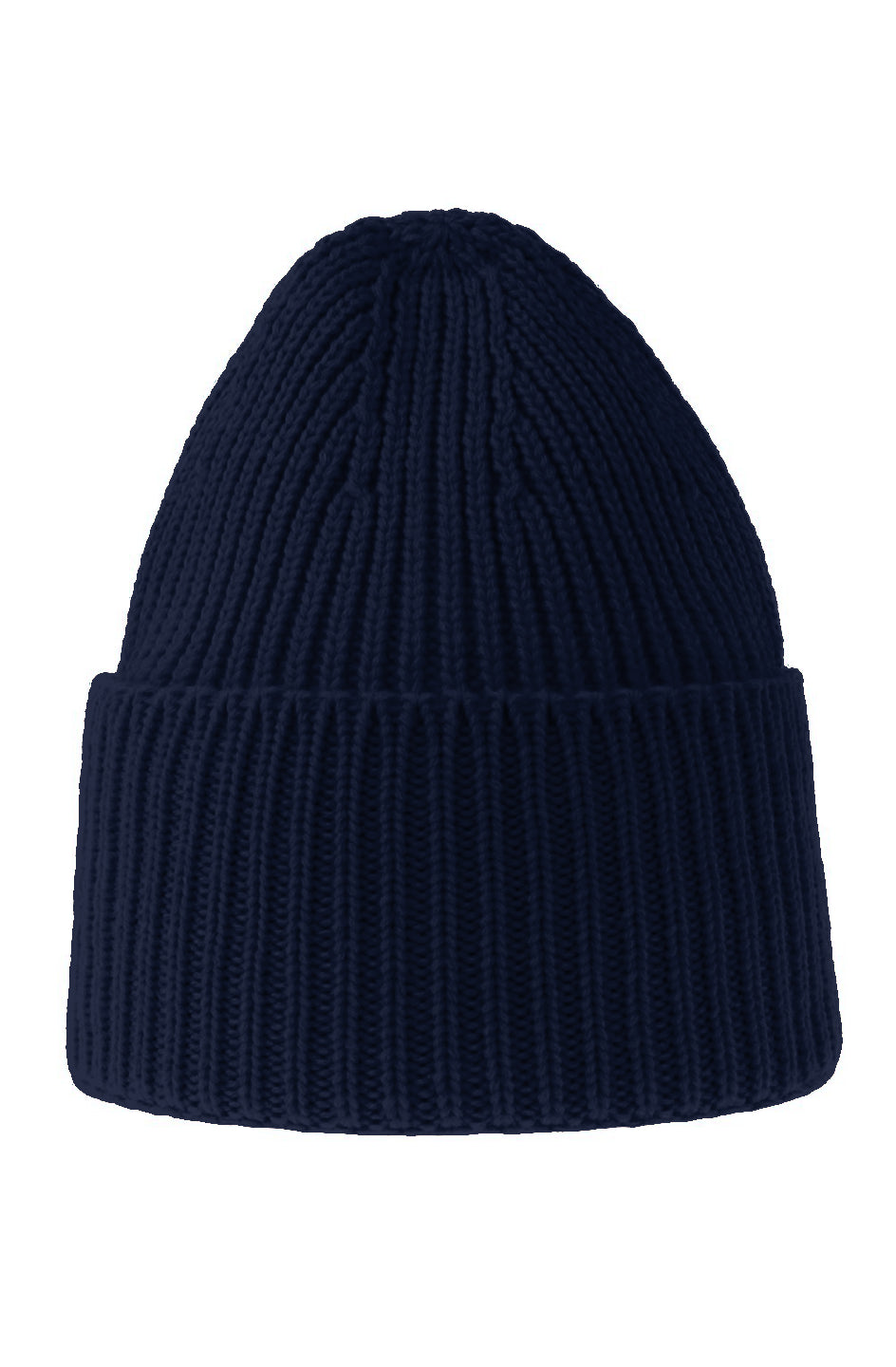 Sustainable Chunky Beanie-Navy/Blk/Olive