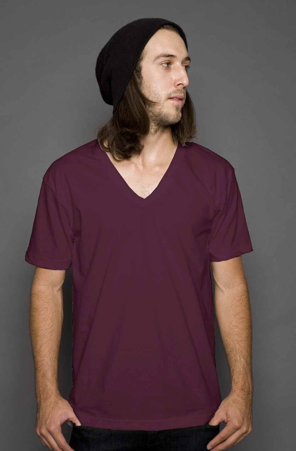 V Neck Pocket Tee