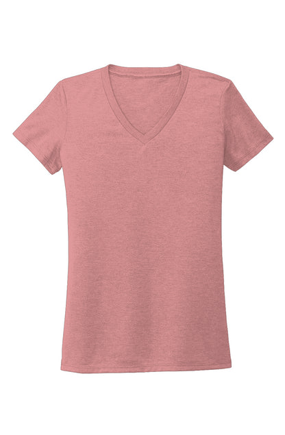 Womens Tri Blend V Neck Tee