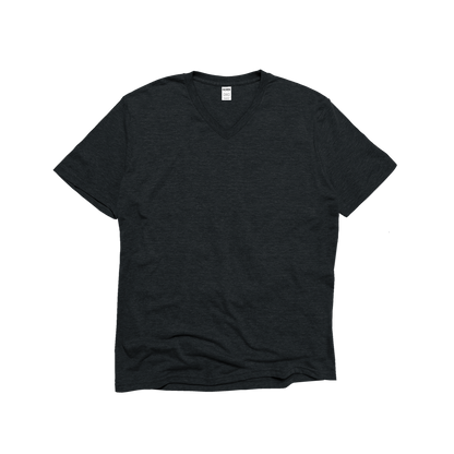 Unisex Eco-Triblend Short Sleeve V-Neck Tee