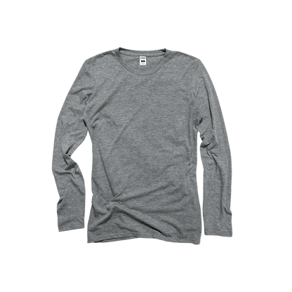 Ladies Eco-Triblend Long Sleeve Tee-Core Colors