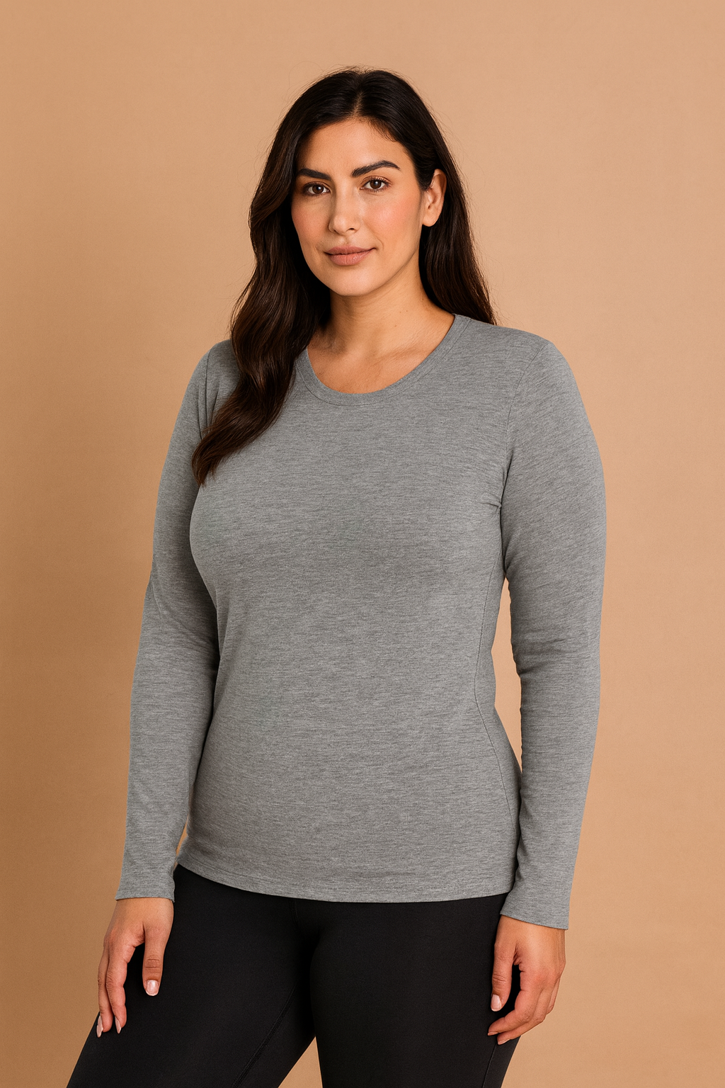GOEX Ladies Eco-Triblend Long Sleeve Tee-Core Colors