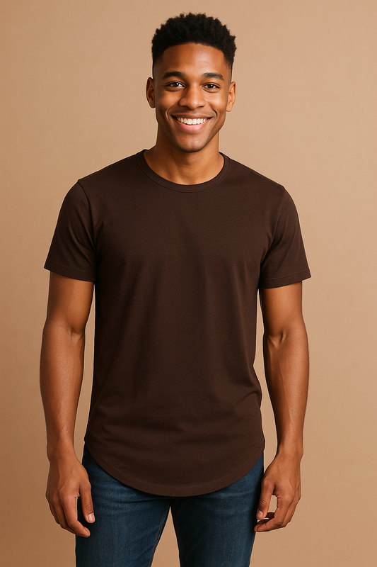 Jersey Heirloom Cotton Curved Hem Tee